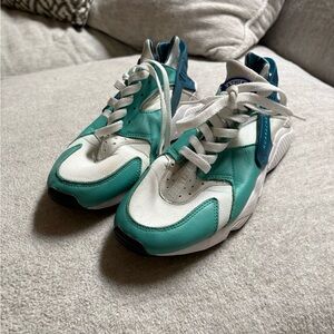 Nike Teal and White Sneakers